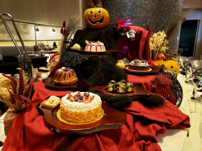 ハロウィンケーキバイキング ディスプレイ