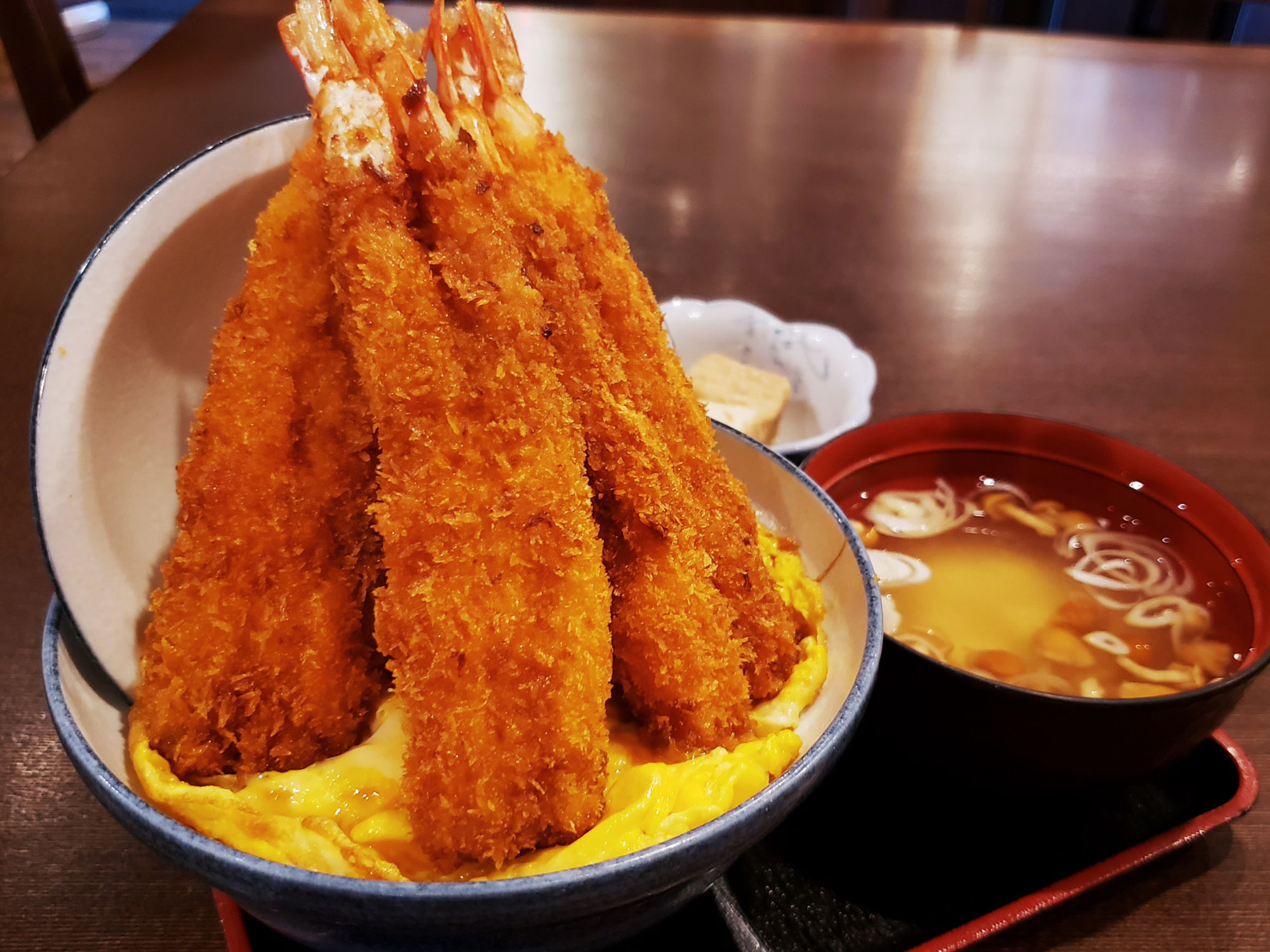 「梅田軒・酒泉わたゆり」えびカツ丼