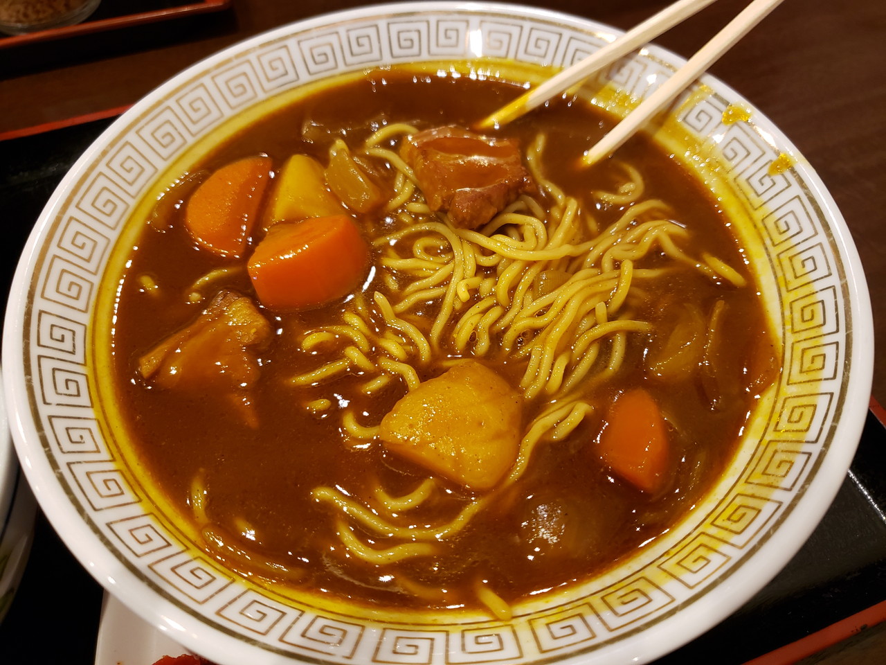 「大衆食堂 正広」カレーラーメン