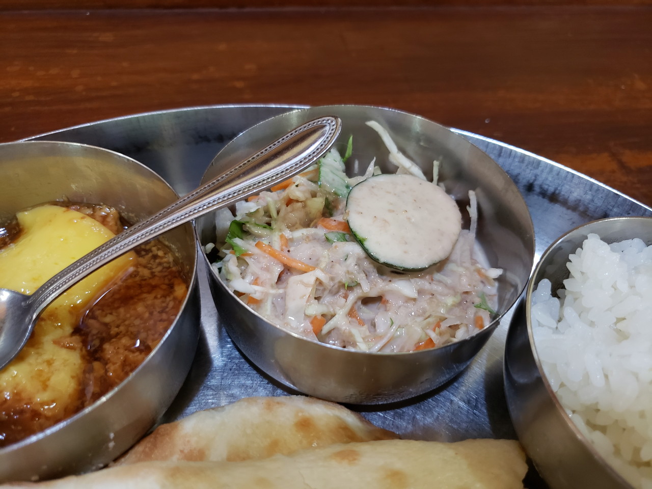 「インドカレーガネーシャ」サラダ