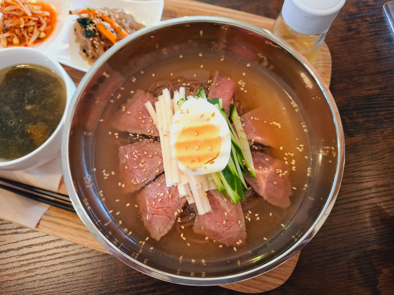 「bubu食堂コリアンレストラン」ローストビーフ冷麺