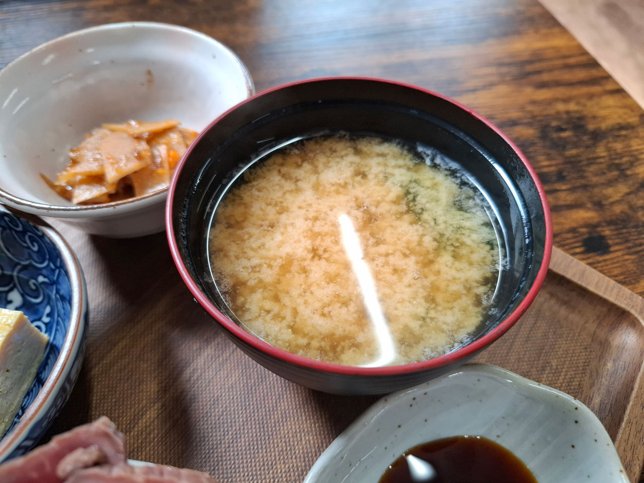 麺や下町食堂 味噌汁