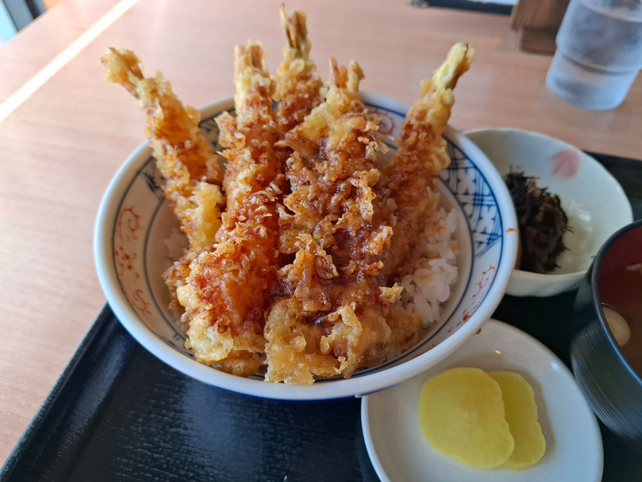 海老えび天丼 大きな海老天