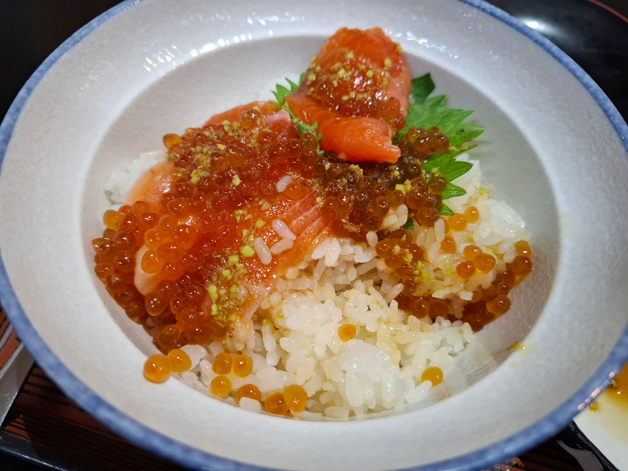 鮭いくら丼のご飯