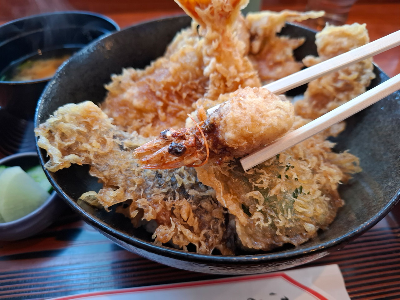 上天丼 海老天ぷら