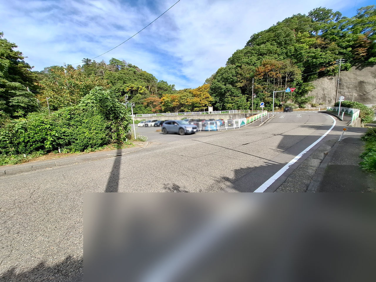 競輪第1駐車場 入口