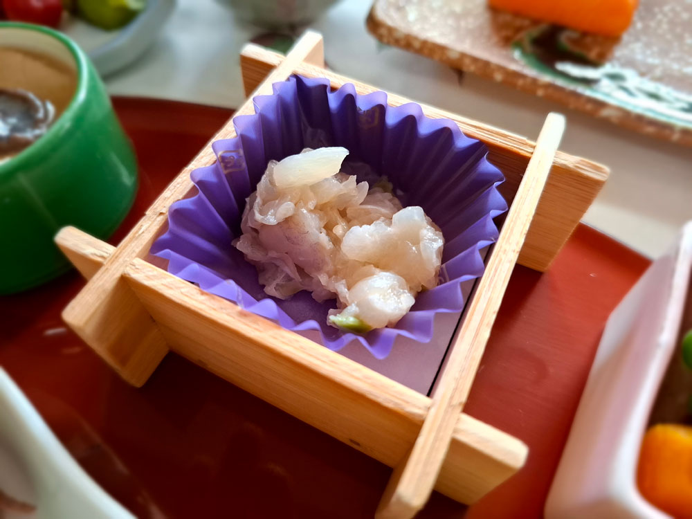 朝食 えんがわ料理