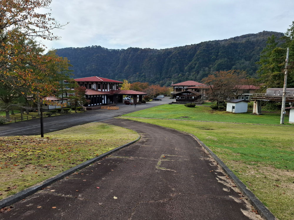 ホテル角神の敷地全体の様子