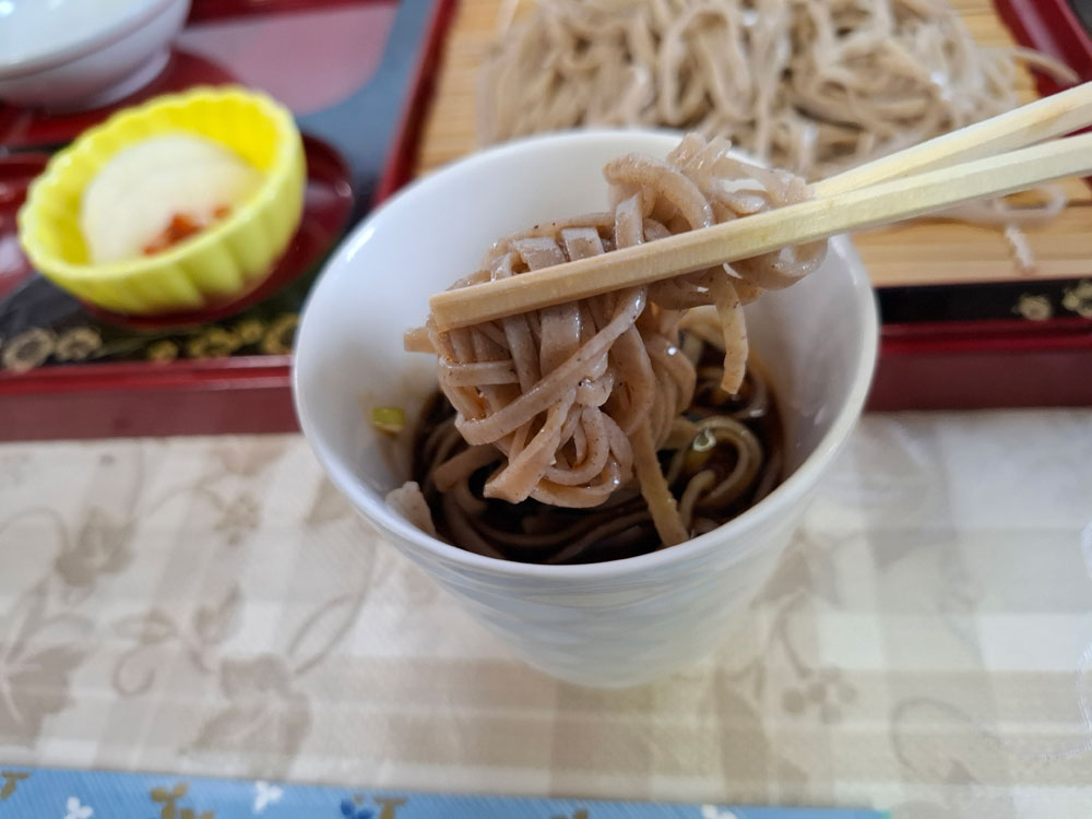 蕎麦の麺