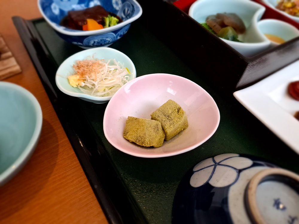 越後のお宿いなもと 朝食のデザート