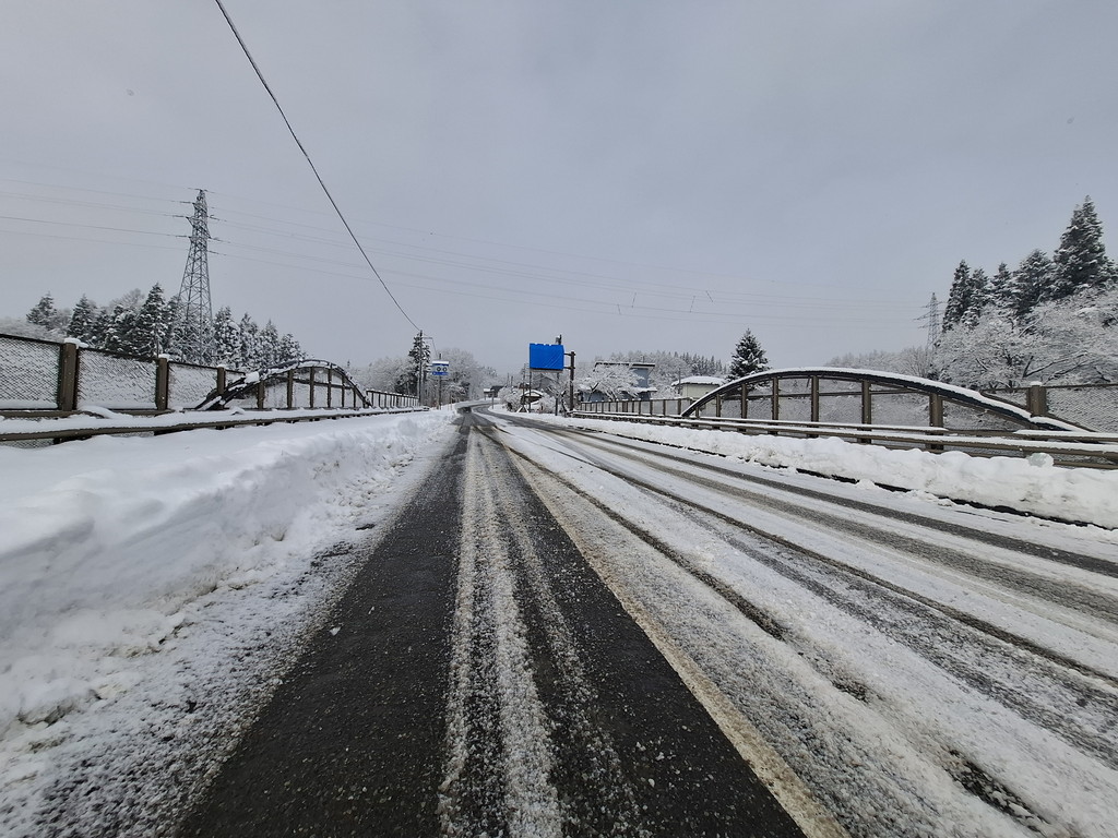 妙高高原インター周辺の道路状況