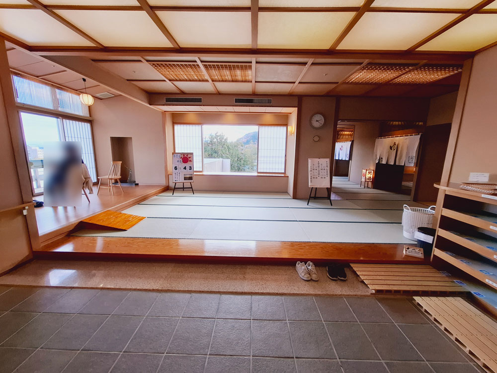 富士屋 大浴場の湯上り処