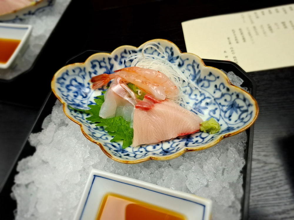 富士屋 夕食のお造り